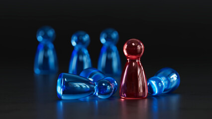 Red Token Standing: Resilience Among Fallen Blue Peers