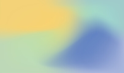 Abstract Pastel Yellow Blue Purple Gradient Wave Seamless Pattern Background - Soft Fluid Mesh Blur Vector Texture, pastel gradient background