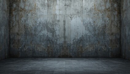 Gray concrete surface with weathered texture used as an editorial header background for urban-themed layouts