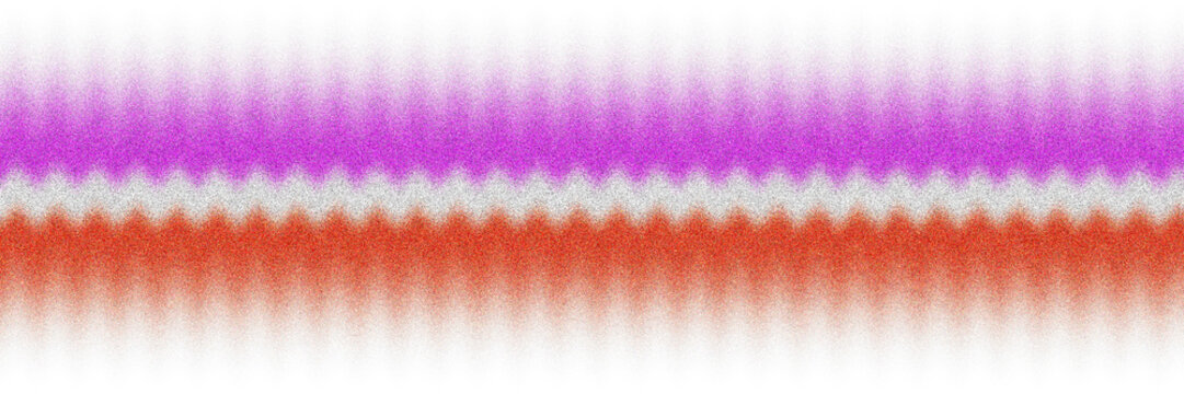 Purple-to-orange wave gradients layered in tight horizontal bands, fading into white edges with rhythmic flow