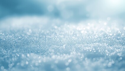 Detailed view of snow surface texture and erosion potential, winter conditions