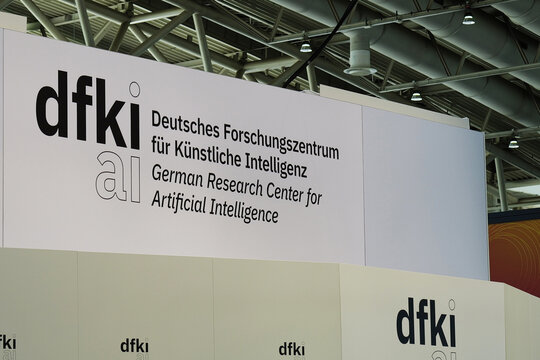Hannover, Germany - April 3, 2025: DFKI  in Hannover - The German Research Center for Artificial Intelligence is the leading research center in Germany