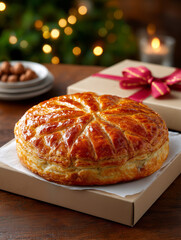 Galette des rois king cake dessert celebrating epiphany