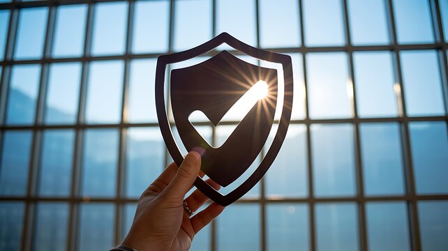 Corporate security and business protection concept
