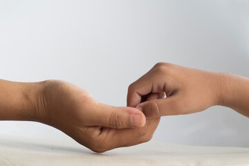 Symbolic Gesture of Connection Between Generations