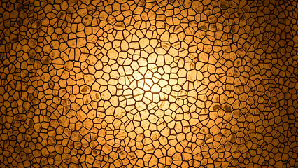 Abstract warm light background with tessellated geometric design and mosaic pattern