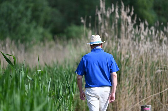 Promeneur dans la nature