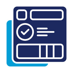 vector illustration of a folder icon on gray background