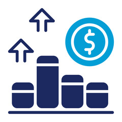 business graph icon set