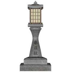 Japanese Stone Lantern Traditional Garden Decor