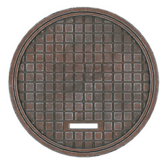 Sewer Valve Industrial Utility Infrastructure Detail