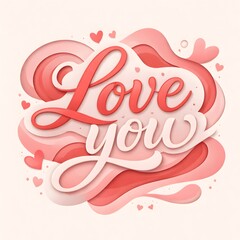 Expressive love you design