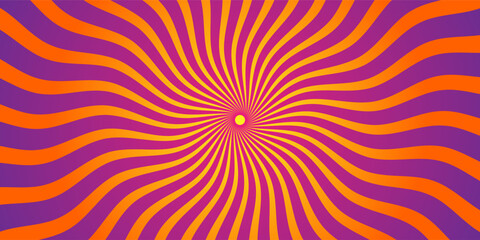 Sunny background. Rising sun pattern. Vector stripe abstract illustration. Sunburst.