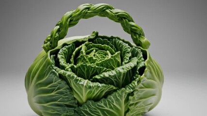 Creative Cabbage Handbag Concept A Unique Blend of Nature and Fashion