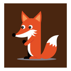 red fox cartoon