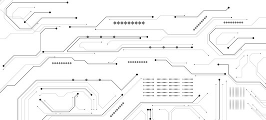 electronic circuit board with circuit
