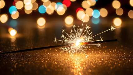 fireworks in the night sky