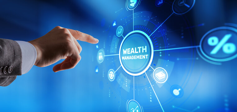 Professional wealth management services with financial portfolio analysis and investment strategy planning