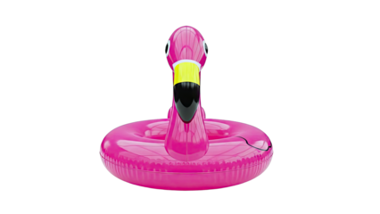 Pink Inflatable Flamingo Pool Float