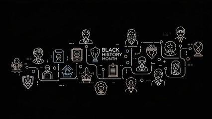 Abstract seamless black pattern with swirling circles and floral shapes forming a decorative vector background for wallpaper or fabric design