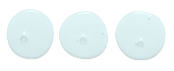 Cosmetic product for skin care. Shower gel or serum or moisturizer. Isolated on white