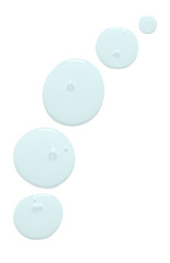 Cosmetic product for skin care. Shower gel or serum or moisturizer. Isolated on white