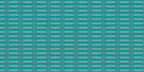 Turquoise Linear Grid Seamless Pattern