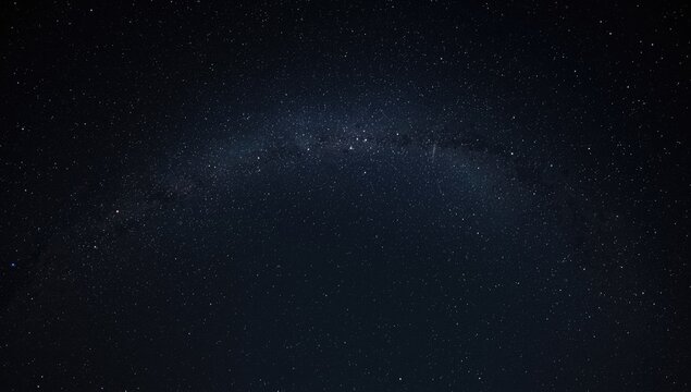 Milky Way and starry night scene with grainy texture, ideal for astronomy content backdrop, World Space Week