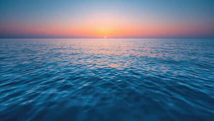 Sea water at dusk serving as a backdrop for editorial headers, highlighting natural textures and warm hues, World Water Day