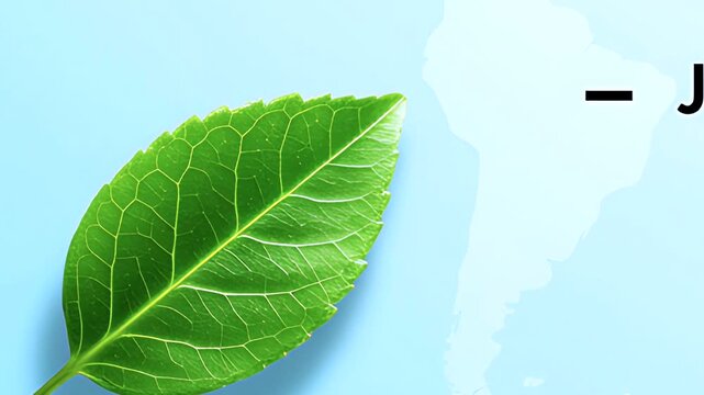 World Braille Day January 4th celebration with green leaf on map background