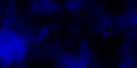 Dark blue white black grainy gradient background, blue sky with clouds celestial mist texture background deep space, watercolor textured wall for Design Inspiration.