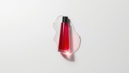 Single 60 ML liquid container featuring a transparent black cap and tapered tip, suitable for precise application or storage, World Packaging Day