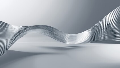 Metallic line abstract background serving as a digital interface backdrop, focusing on layout and readability
