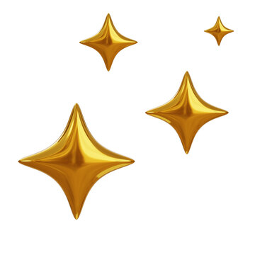 3d star sparkle illustration