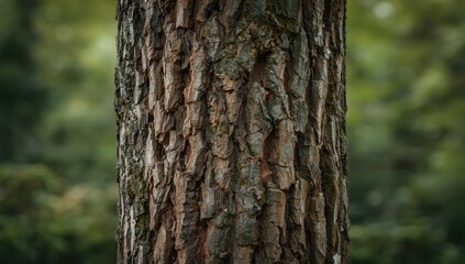 Moss-covered tree bark surface serving as a textured background for layout and text placement