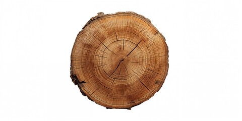 Felled tree trunk with detailed textures, illustrating timber processing for safety inspections, World Forestry Day