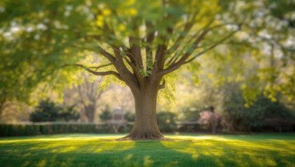 Fototapeta premium Soft-focus natural background featuring textured patterns for editorial header use, Earth Day