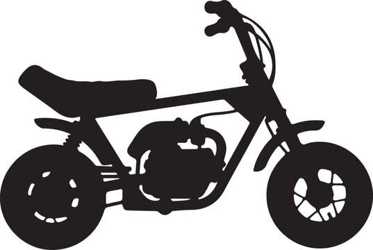 silhouette of a man riding a bike