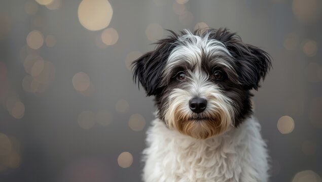Portrait of a Dutch Sheepdog highlighting its facial features, ideal for breed identification