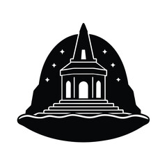 Sacred Site Illustration Icon