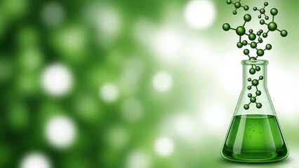 Green chemistry experiment with molecular structure