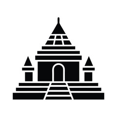 Sacred Temple Abstract Vector