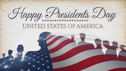 Happy Presidents Day USA Celebration