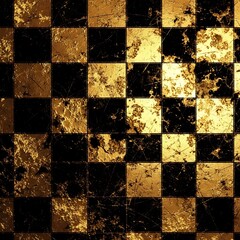 Grunge Chessboard Texture.