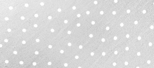 Seamless polka dot fabric texture with transparency.