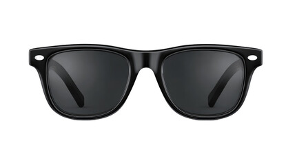 Black sunglasses, front view