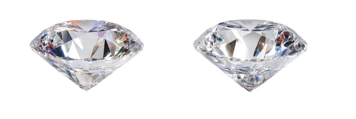 Two brilliant cut diamonds (2)