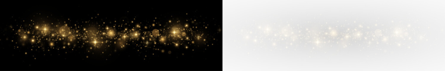 Christmas particles with glowing dust trail and bright design. © FlammaChe