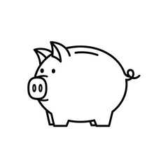 Obraz premium Cute Cartoon Pig Illustration for Kids? Educational Content and Creative Projects