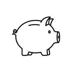 Obraz premium Cute Cartoon Piggy Bank Illustration for Financial Saving Concepts